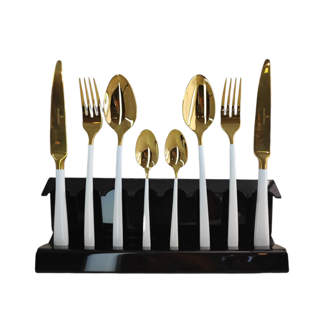 "SHAMS STEEL" qoshiqlari to'plami 24 pcs D021 62121 gipermag62121