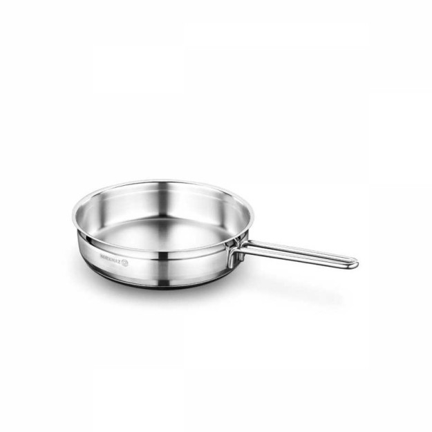 Korkmaz korroziyaga chidamli po'latdan yasalgan Pan 24x6 sm / 2.7 l A1021 Alfa 11598 gipermag11598