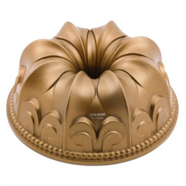 Nilufar gulli kek qolipi 24cm x 10cm Life Smile LS26 42227 gipermag42227
