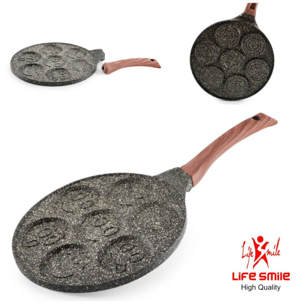 Life Smile yopishmaydigan vafli krep panasi 26 sm Smile 43163 gipermag43163