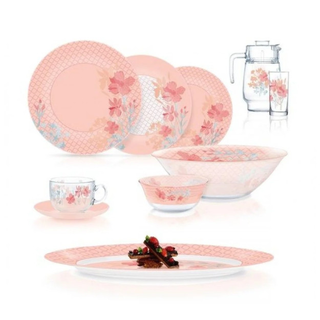 SPRING LOOM 46pc q1228 17961 ovqat idishlari to'plami gipermag17961