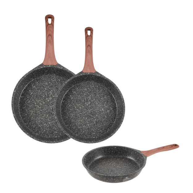 LIFEP53FSET-C 43084 yopishmaydigan granit qoplamali Life Smile kostryulkalar to'plami gipermag43084