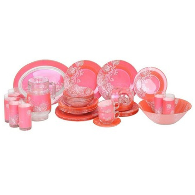 Набор столовой посуды PIUME PINK 46P DIN SET - RUS N6729 17927