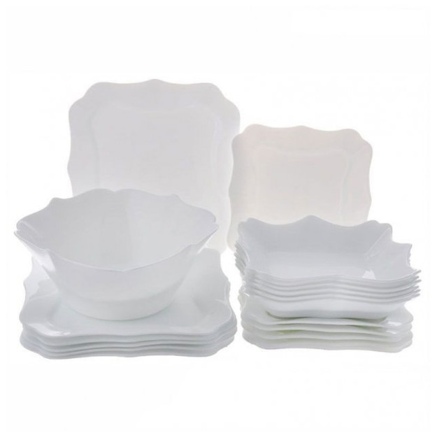 Набор столовой посуды Authentic white 19pc E6197 17696