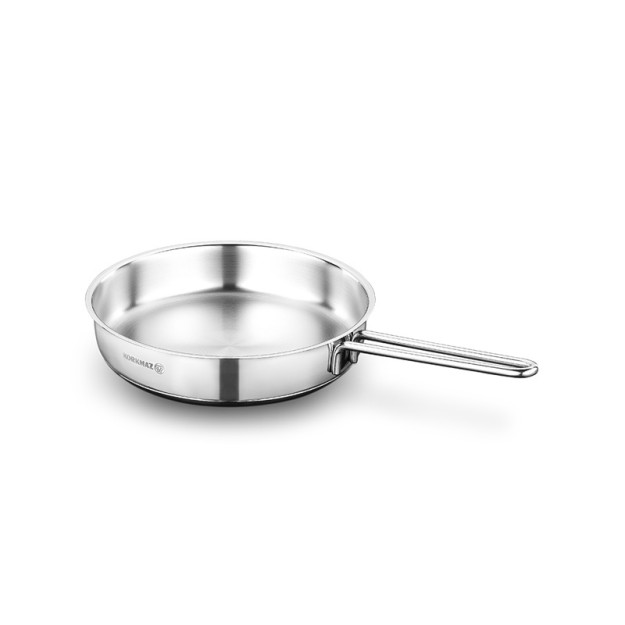 Korkmaz korroziyaga chidamli po'latdan yasalgan Pan 24x5 sm / 2.0 l A1659 Perla 11541 gipermag11541