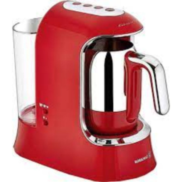 Korkmaz кофеварка Red/Chrome  A862 Kahvekolik Aqua 11718