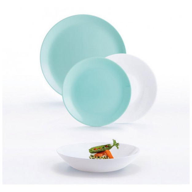 Diwali LIGHT turk&BL set PLATE 18P p5912 17772 ovqat idishlari to'plami gipermag17772