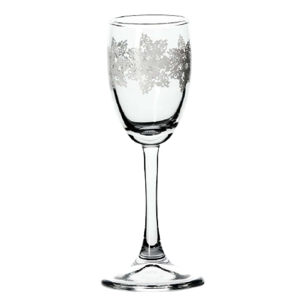 Бокал PSB IM PLUS WHITE BOROCO 60мл 3шт 440043б 3х8 25199