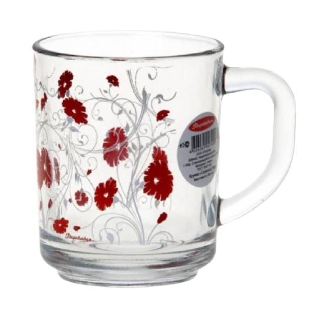 Кружка PSB PUB RED SERENADE 250мл 2шт 55029р 2х12 24904