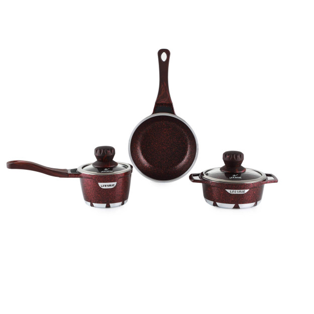 FLCMNSET-b 42112 granit qoplamali Life Smile yopishmaydigan mini to'plami gipermag42112
