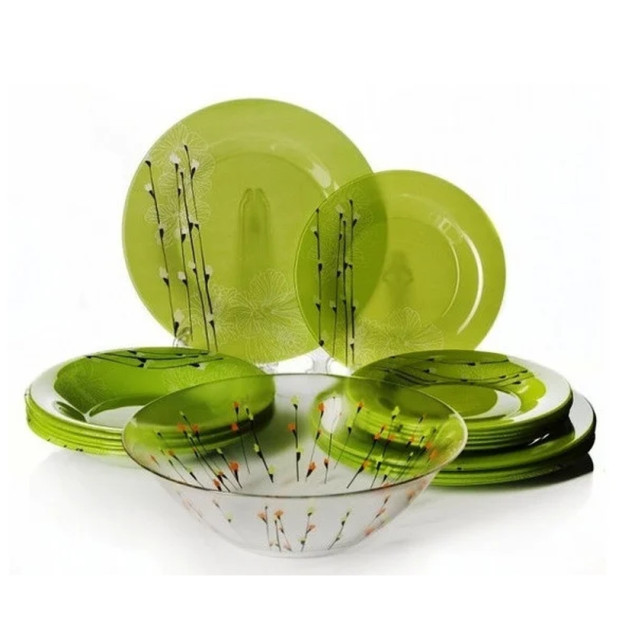 Rhapsody green ovqat idishlari to'plami 19pc 475 17943 gipermag17943