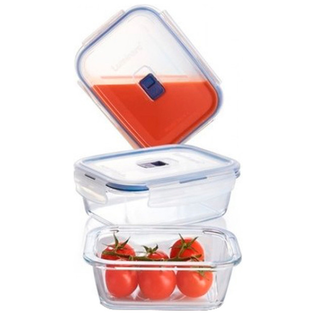 3p RECT FLAT PURE BOX+LUNCH p4129 18144 konteyneri gipermag18144