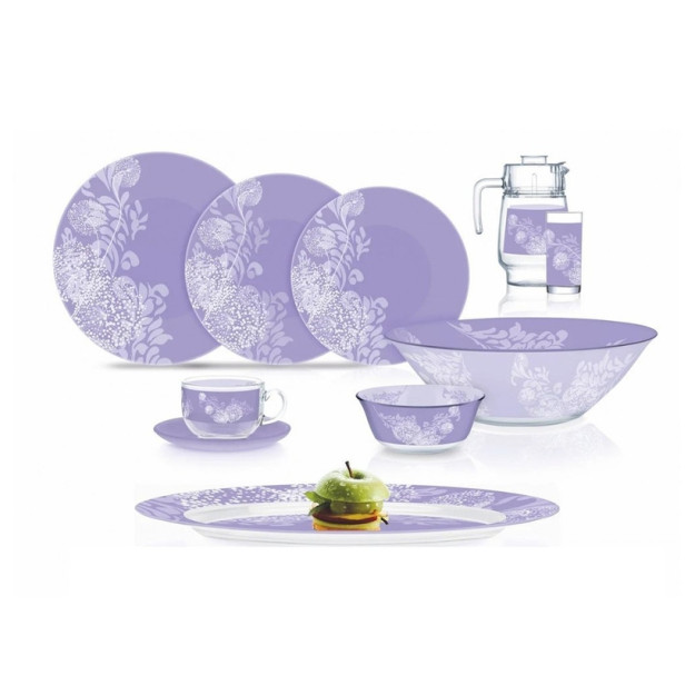 Piume VIOLET 46p DIN SET - RUS p7262 17928 ovqat idishlari to'plami gipermag17928