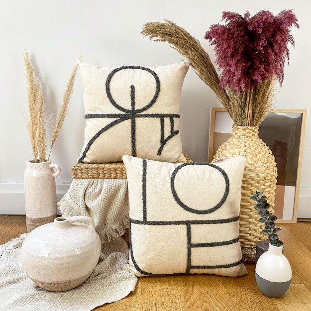 Чехол для набора подушек Mithra Organic Woven Punch