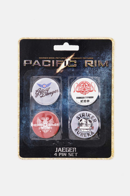 Jaeger 4 pinli PIN to'plami, qizil / oq / kulrang