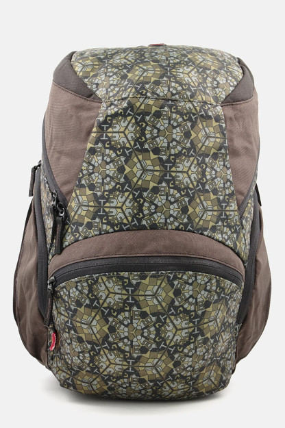 Erkaklar uchun bosma xalta, 4v X 30l x 16w sm, aralash zaytun