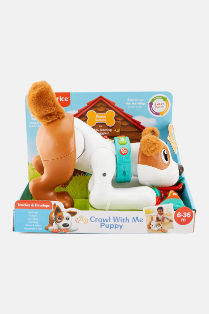 Puppy elektron iti Smart Stages/orqa nuri bilan birlashtirilgan oq