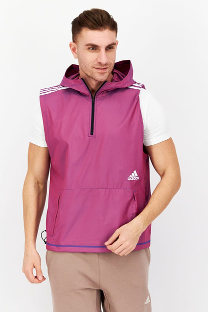 Erkaklar uchun Sport kiyimlari Fit Training Jacket yelek, binafsha rang