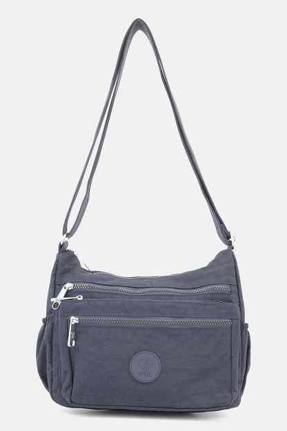 Kayla ayollar uchun tekis rangli elkama-sumka, 24v x 26l x 10W sm, to'q ko'k