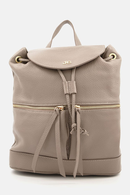 Ayollar uchun tekis rangli ryukzaklar 26 L x 13 W x 32 H sm, to'q jigarrang