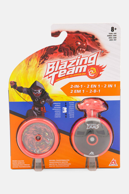 1 Blazing Team Scarlet Lions-da yo-yo 2 to'plami, qizil