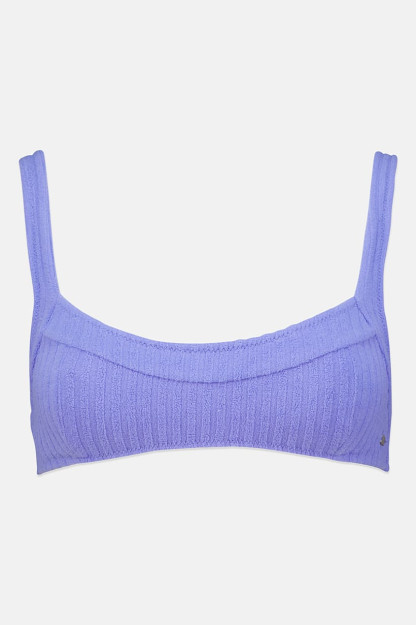 Ayol top bikini qovurg'a, lavanta