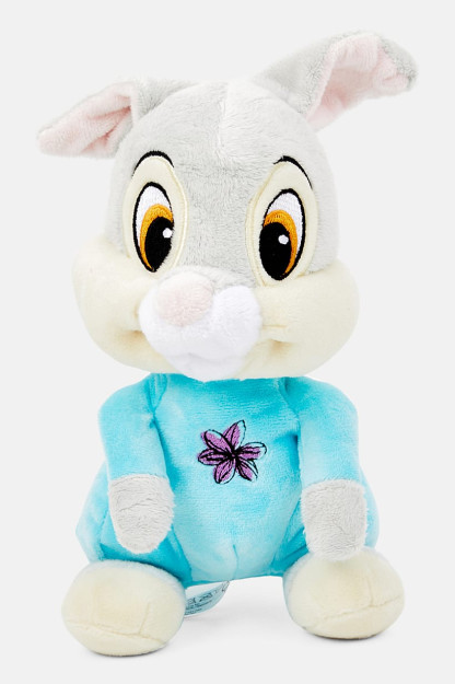 Мягкая игрушка-ползунки Thumper Cheeky, 25 см, Комбинированный синий/серый