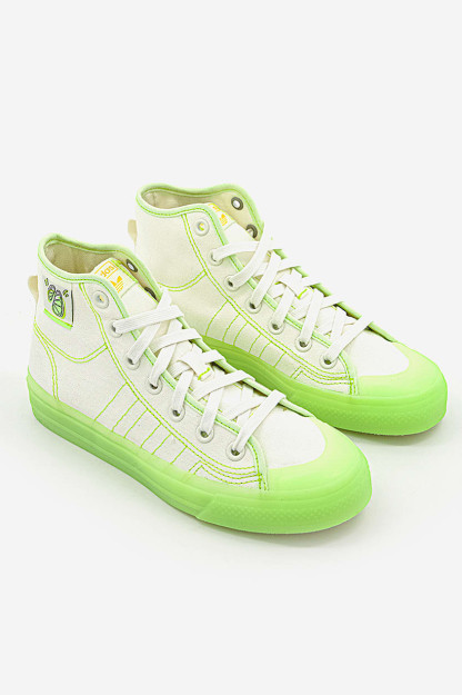 Kid Boy Nizza HI RF dantelli krossovkalar, yashil / oq