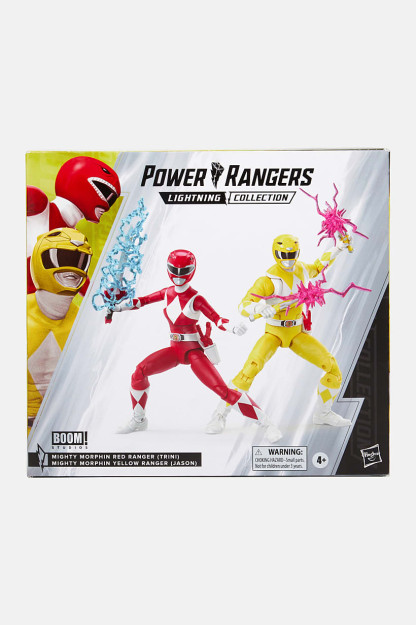 Коллекция молний Могучих рейнджеров Mighty Morphin, Красно-желтая комбинация