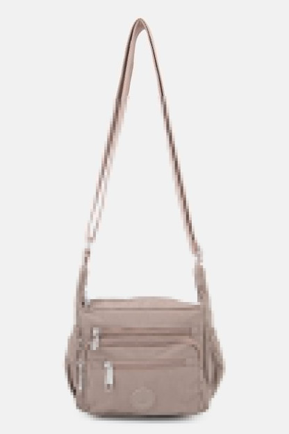Brend logotipi tushirilgan ayollar uchun elkama-sumka, 18v x 23l x 10W sm, kulrang