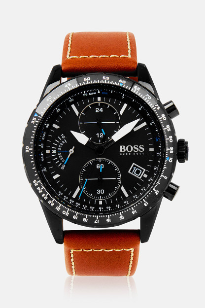 Мужские часы с хронографом 1513851 Pilot Edition, 44 мм, коричневые