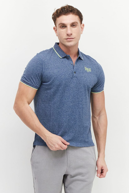 Erkaklar uchun ochiq sport Polo ko'ylak, shifer ko'k