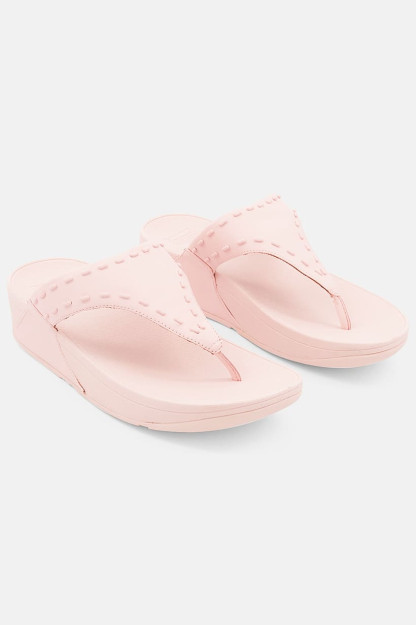 Lulu ayollar kauchuk STILETTO sandallari, pushti