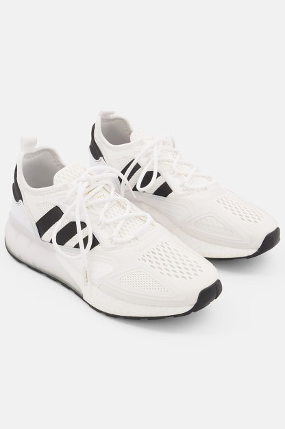 Женские кроссовки Zx 2k Boost для тренировок, белый/черный