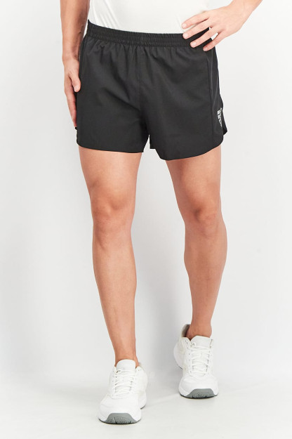 Мужская спортивная одежда Fit Own The Run с коротким разрезом, черная