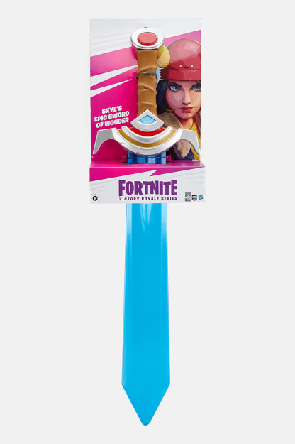 Fortnite Victory Royale Skyes Epic Sword of Wonder seriyali rolli o'yinchoq, ko'k