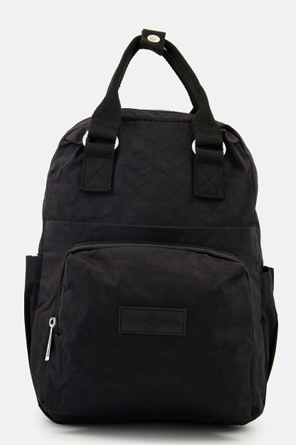 Brend logotipi bilan ayollar uchun xalta, 35v x 26l x 12W sm, qora