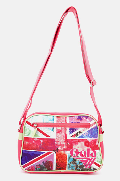 Brend logotipi tushirilgan ayollar uchun elkama-sumka, 29 L x 22 H x 8 W sm, pushti