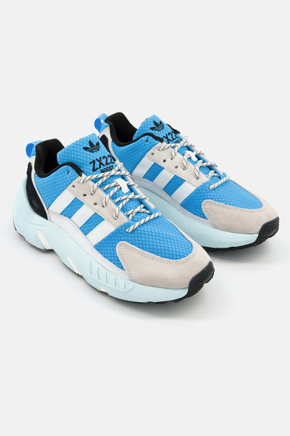 Zx 22 Boost erkaklar uchun dantelli sport poyabzali, ko'k kombinatsiyalangan