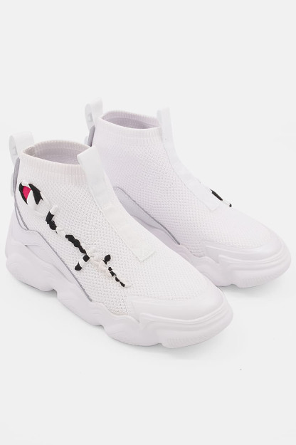 Женские кроссовки Meloso Rf Mid Slip On, белый/черный