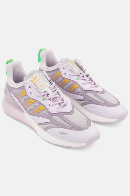 Женские кроссовки ZX 2K Boost на шнуровке, фиолетовые