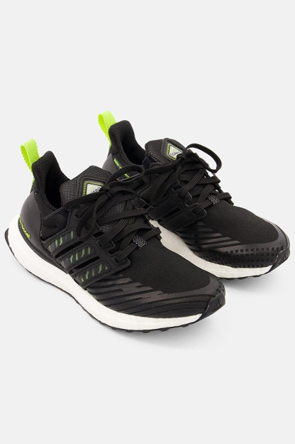 Кроссовки для бега Kids Boy Ultra Boost DNA Guard на шнуровке, черный/белый