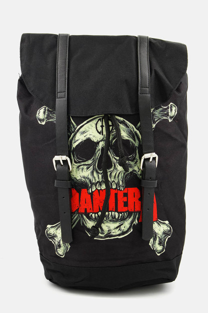 Boshsuyagi va suyagi bosilgan erkaklar uchun xalta, 41v x 38l x 19w sm, qora