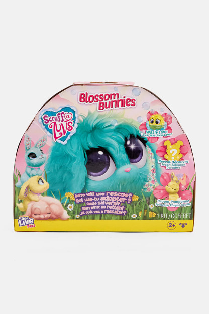 Little Live Blossom Mystery Bunny Reveal, ko'k / pushti
