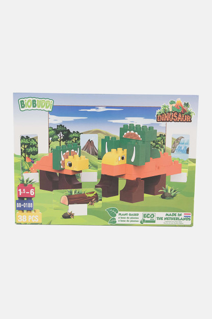 Dinozavr Triceratops 33 L x 24 H x 8 W sm, yashil kombinatsiyalangan