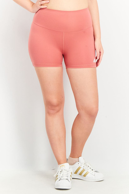 Och qizil rangdagi qisqa ayollar sport leggingslari