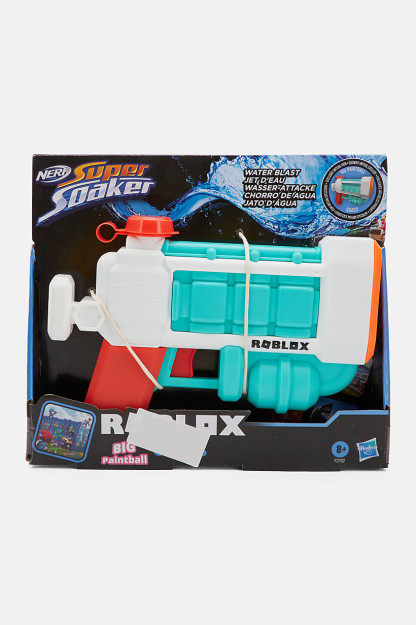 Nerf Super Soaker Roblox katta Peyntbol, oq kombinatsiya