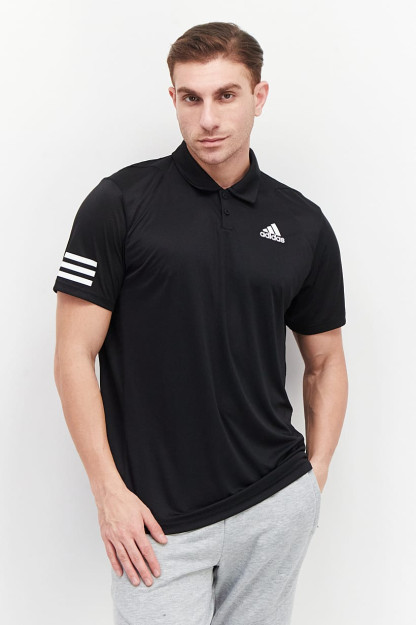 Fit Training erkaklar sport Polo ko'ylagi, qora