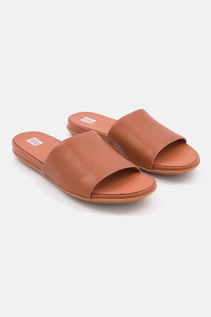 Женские босоножки Gracie Leather Pool Slip On,коричневые
