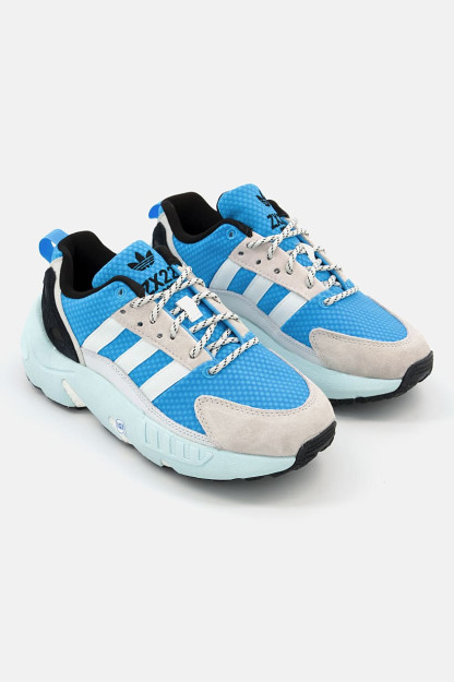 Спортивная обувь на шнуровке Kids Boy Zx 22 Boost, комбинированная сине-белая